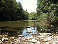 Image 18Patapsco River includes the Thomas Viaduct and is part of the Patapsco Valley State Park; the river forms Baltimore's Inner Harbor as it empties into the Chesapeake Bay. (from Maryland)