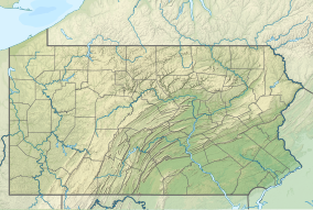 Map showing the location of Steamtown National Historic Site