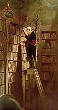 Der Bücherwurm ; Spitzweg, Carl ; 1850