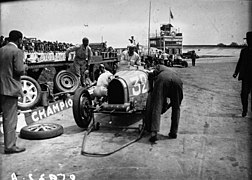 Chiron et Varzi au Grand Prix automobile de France 1931