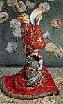 Madame Monet em um quimono japonês, 1876, Museum of Fine Arts, Boston