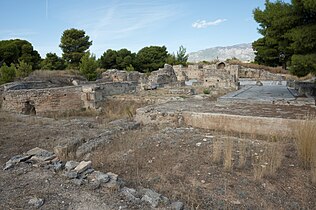 Vestiges des thermes romains.