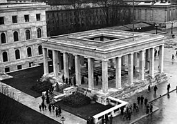 Un des deux Ehrentempel, temple d'honneur de la Königsplatz, 9 novembre 1936