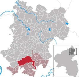 Kaart van Montabaur