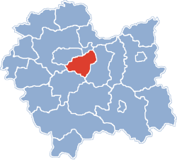 Location within the voivodeship