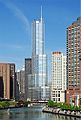 Trump International Hotel and Tower, a Chicago, dello studio SOM.