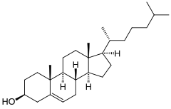 Formula di struttura del colesterolo