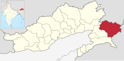 Location in Arunachal Pradesh