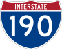 Interstate 190 marker