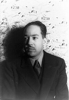 Langston Hughes fotograferad av Carl Van Vechten, 1936.