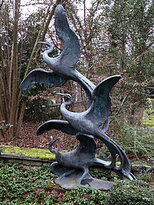 Michael Rudolf Wening (1893–1970) Grabskulptur, Friedhof am Hörnli, Riehen