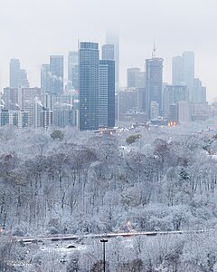 Vista no inverno