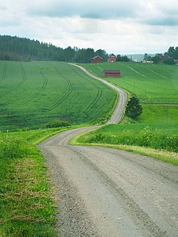 Tie Villikkalan lähellä Halikossa.