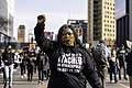 Image 18Nekima Levy Armstrong protesting against the murder of George Floyd (from History of Minnesota)