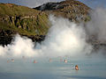 O balneario xeotermal de Bláa Lónið.