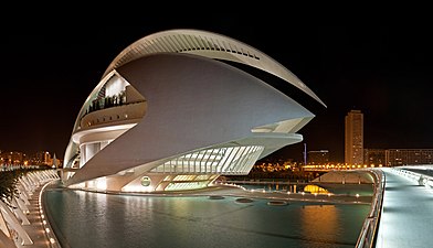 The Opera House at night