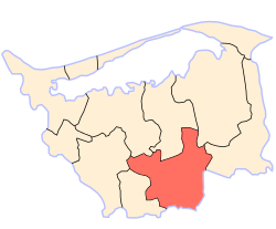 Location of Kafr El Sheikh