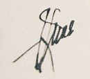 Firma di Joseph Luns