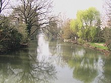 Le Clain au pont Saint-Cyprien à Poitiers.