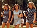 College girls, 1973 in Memphis.