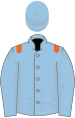 Light blue, orange epaulets