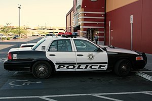 Ein Streifenwagen des Las Vegas Metropolitan Police Departments