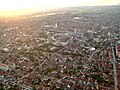 Ville de Leskovac vue du ciel