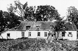 Madame Lanaudière's house, around 1922.