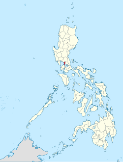 Mapa ning Filipinas ampong Keragulang Menila ilage