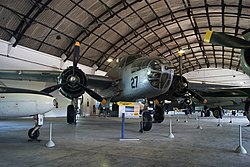 Um B-25 no Museu Aeroespacial de Campo dos Afonsos, base aérea - Rio de Janeiro