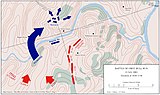 Map 12: Situation at 16:30–17:30 (July 21, 1861)