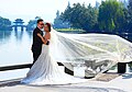 Hochzeitspaar am Westsee