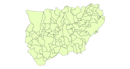 Provincia di Jaén – Mappa