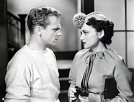 Olivia de Havilland en James Cagney in The Irish in Us