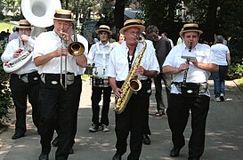 Groupe de jazz «Peper en zout». Fête de la Cerise en 2011.