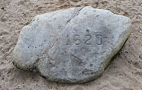 Plymouth Rock, which commemorates the landing of the Mayflower in 1620