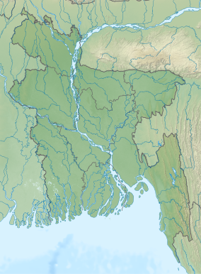 Map showing the location of Khadim Nagar National Park