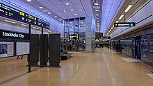 Platforms at Stockholm City Station