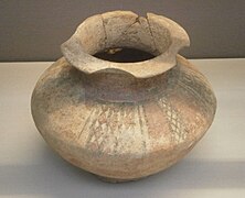 Pot pintat de l'època de Jemdet Nasr (ca. 3100–2900 aC). Museu Britànic.