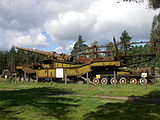 15.–16. KW Das russische 305-mm-Eisenbahngeschütz TM-3-12 in der Küstenartilleriefestung Krasnaja Gorka nahe Kronstadt (Juli 2007).