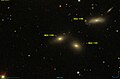 NGC 1192 and nearby galaxies (SDSS)