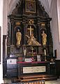 Seitenaltar mit Schrein (Turiner Grabtuch 1418–1452)