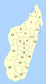 Image 15A map of Madagascar's regions (from Madagascar)