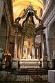 French canopy-less "rotunda altar", with voluted top derived from Bernini (Saint-Sauveur Basilica in Rennes)