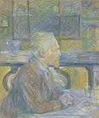 Retrato de Vincent van Gogh , 1887, pastel sobre papelão, Museu Van Gogh, Amsterdã