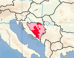 Repubblica Croata dell'Erzeg-Bosnia - Localizzazione