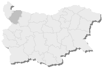 Regionens läge i Bulgarien.