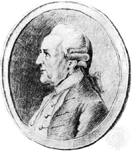 Portret Wilhelm Friedemann Bach, Paul Gülle, 1783