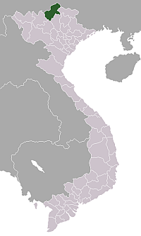 Location of Hà Giang Province