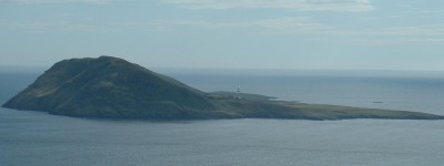 Ynys Enlli gwelet eus Mynydd Mawr, e ledenez Llŷn